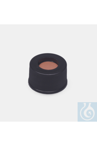 cap + septa-N8-silicone / PTFE-without slit cap + septa - N8 - silicone / PTFE - without slit